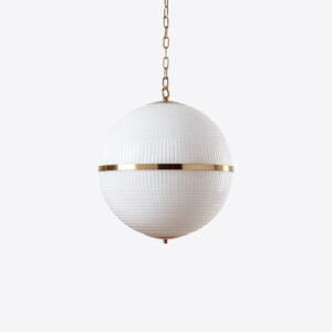 Opaline Parisian Globe Pendant - Two Sizes - Small