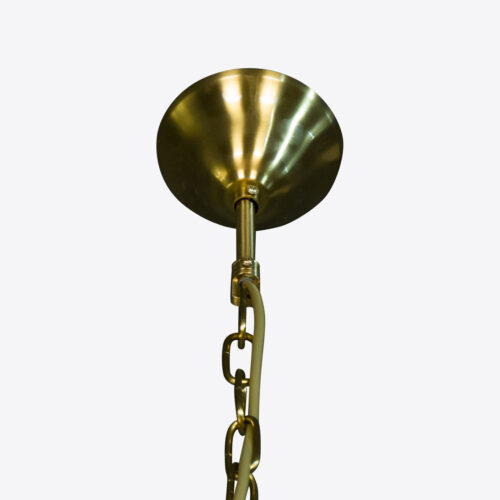 Monza satin brass ceiling rose