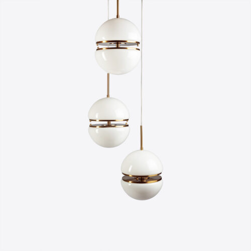 Bistro Cluster pendant - modern stairwell lighting