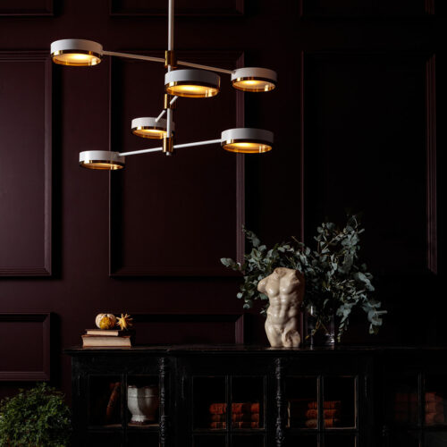 tiered Moscow sputnik light in white