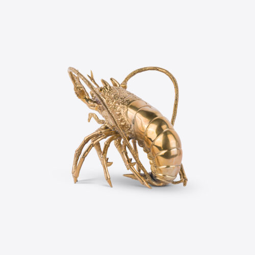 solid brass lobster