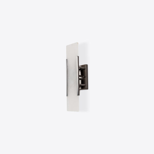 Mosman alabaster rectangular wall sconce light