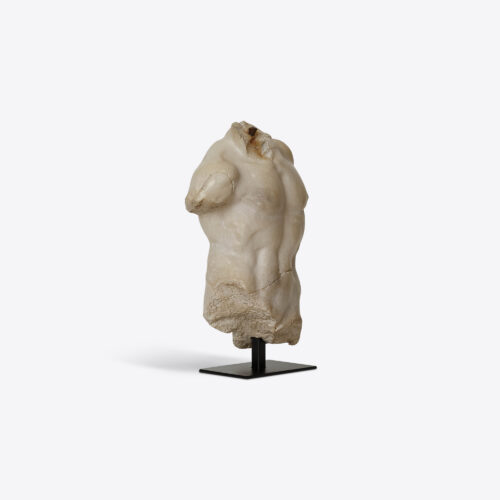 Maximillian small male torso sculpture