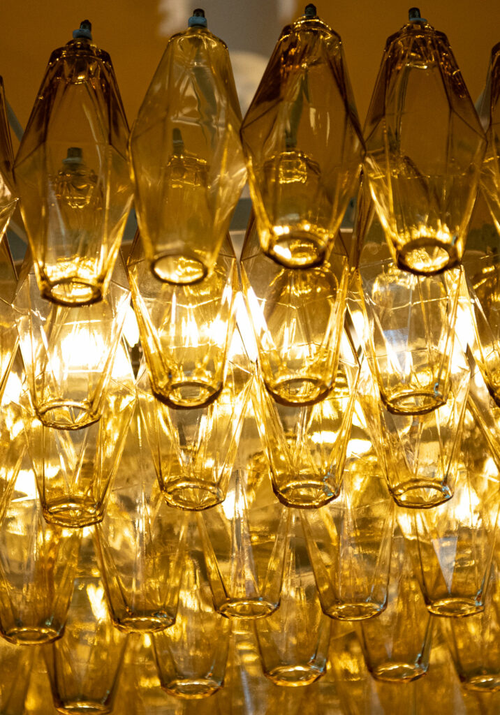 Lustre en verre de Murano