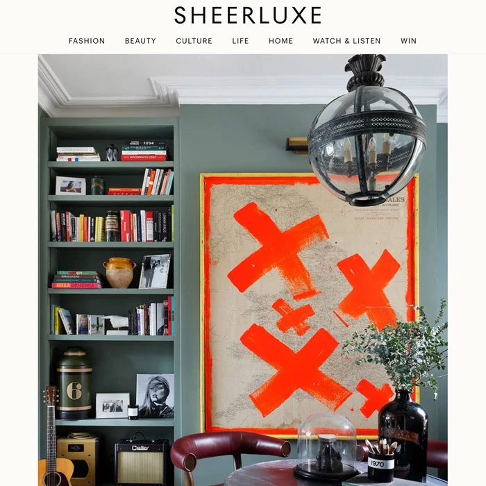 Les intérieurs HÁM présentés sur SheerLuxe avec la lanterne globe suspendue de Pure White Lines