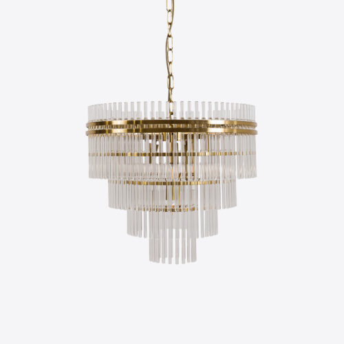 Waldorf small chandelier Art Deco style lighting