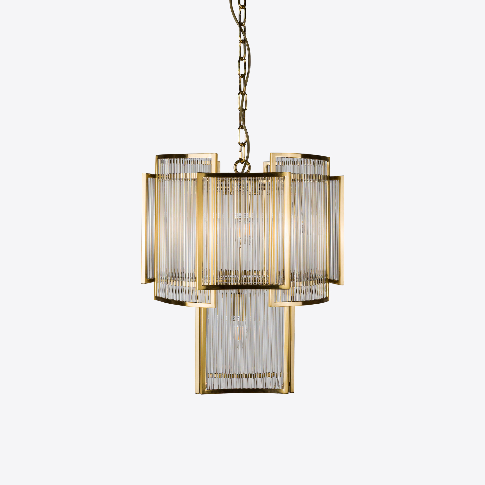 Brass Monte Carlo Piccolo Chandelier