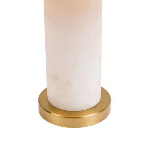 alabaster mushroom table lamp