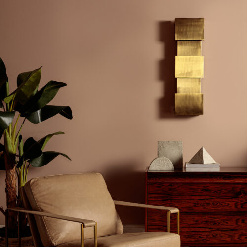 vintage inspired wall lights brutalist