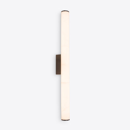 alabaster wall light slim minimal