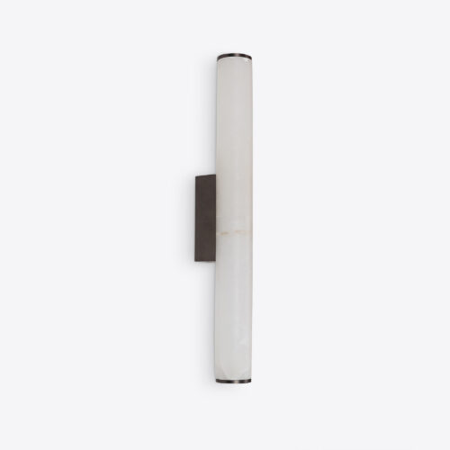 alabaster wall light slim minimal