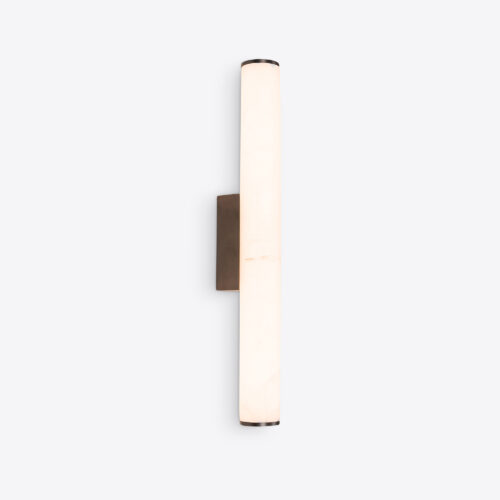 alabaster wall light slim minimal