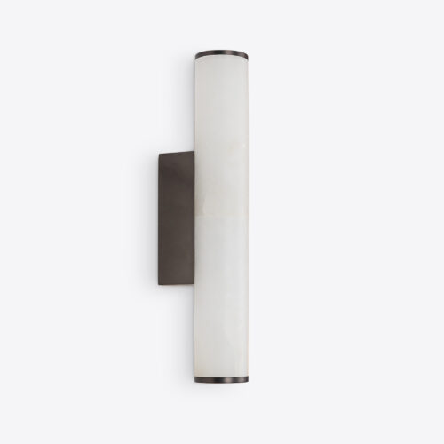 alabaster wall light slim minimal