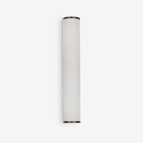 alabaster wall light slim minimal