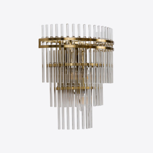 Waldorf wall light Art Deco tiered wall light