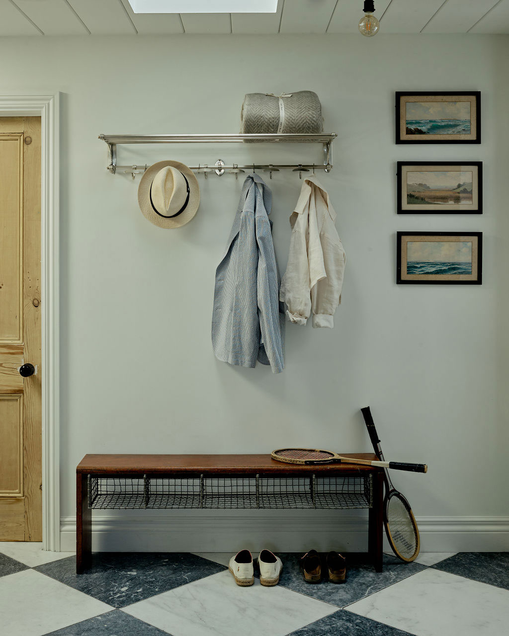vintage style coat rack - Atlanta Trevone Bay Cornwall