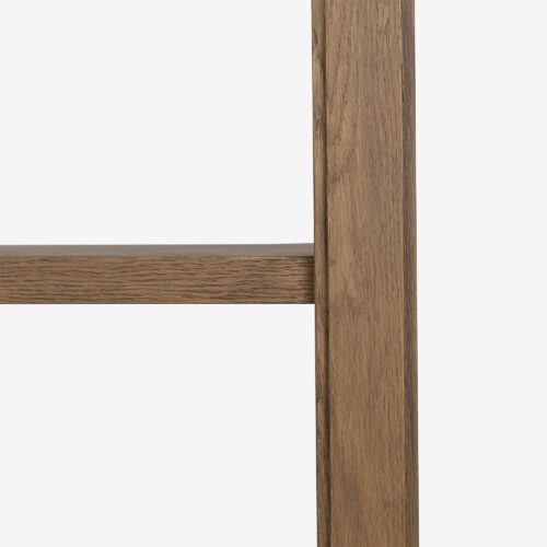Richmond oak tall etagere bookcase shelves