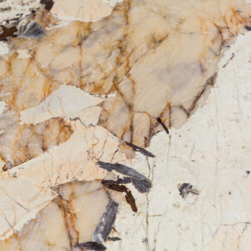 Patagonia quartzite luxury dining table marble brass