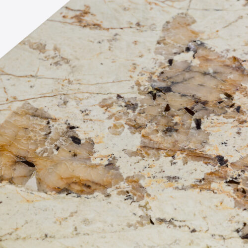 Patagonia quartzite luxury dining table marble brass