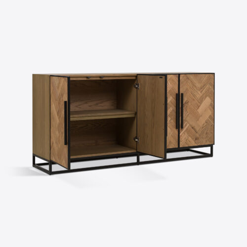 York_natural_oak_wood_parquet_sideboard_10