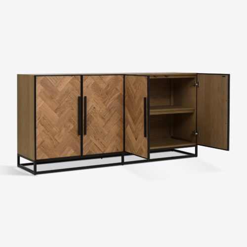 York_natural_oak_wood_parquet_sideboard_9