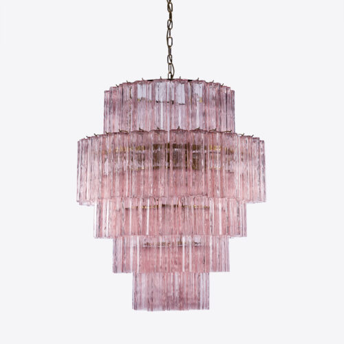 FRECCHIA_Treviso_pink_tiered_chandelier_mid-century-vintage_style_1
