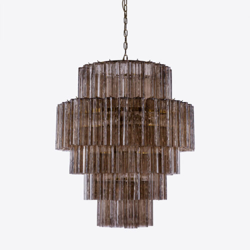 FRECCHIA_Treviso_smoked_quartz_tiered_chandelier_mid-century-vintage_style_1
