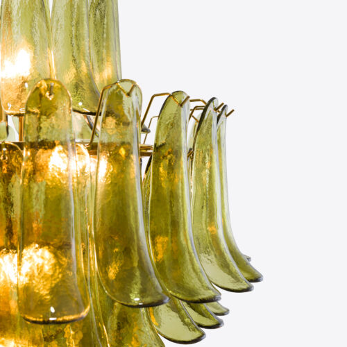 Green_chandelier_petalo_feature_light_huge_chandelier_murano_murano_glass_purewhitelines IMG_3823