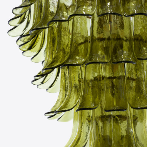 Green_chandelier_petalo_feature_light_huge_chandelier_murano_murano_glass_purewhitelinesIMG_3828