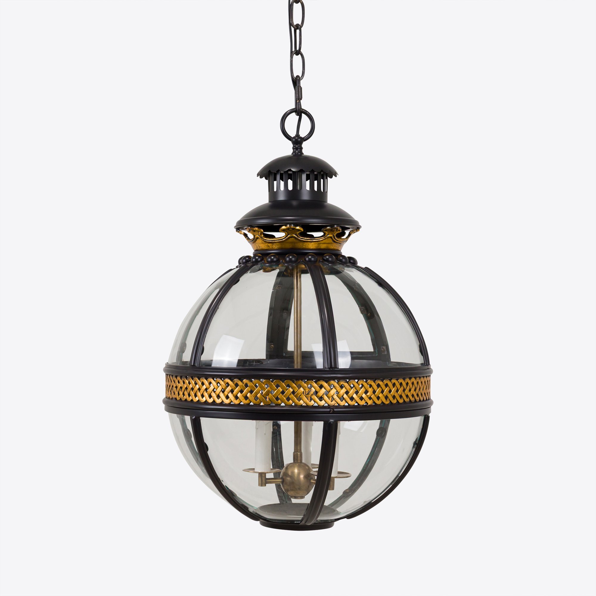 Richmond Globe Lantern In Bronze / Gilt