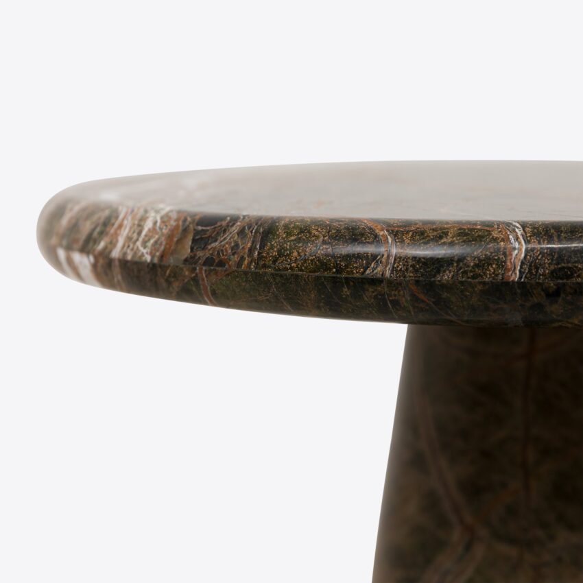 Verona Forest Green Marble Side Table Pure White Lines — free download