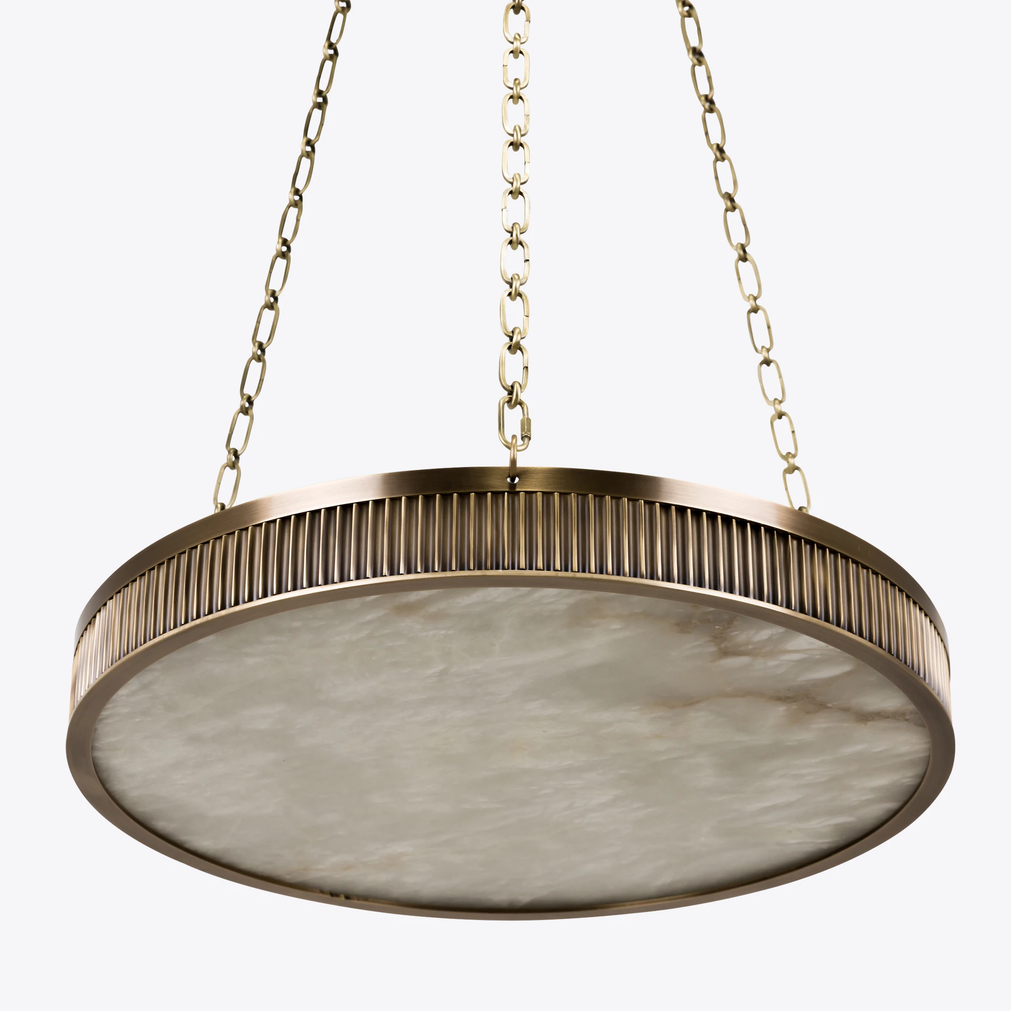 Chaplin Alabaster Plafonnier Chandelier