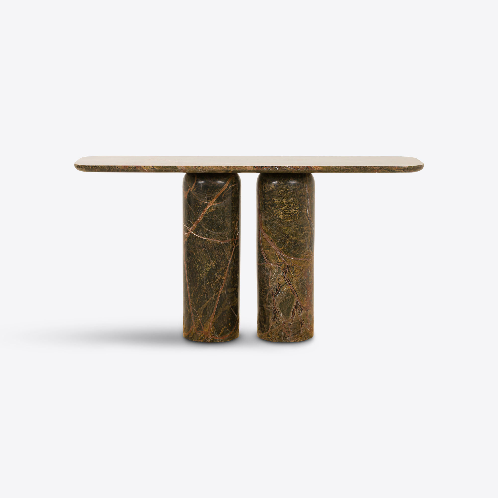Positano Forest Green Marble Console