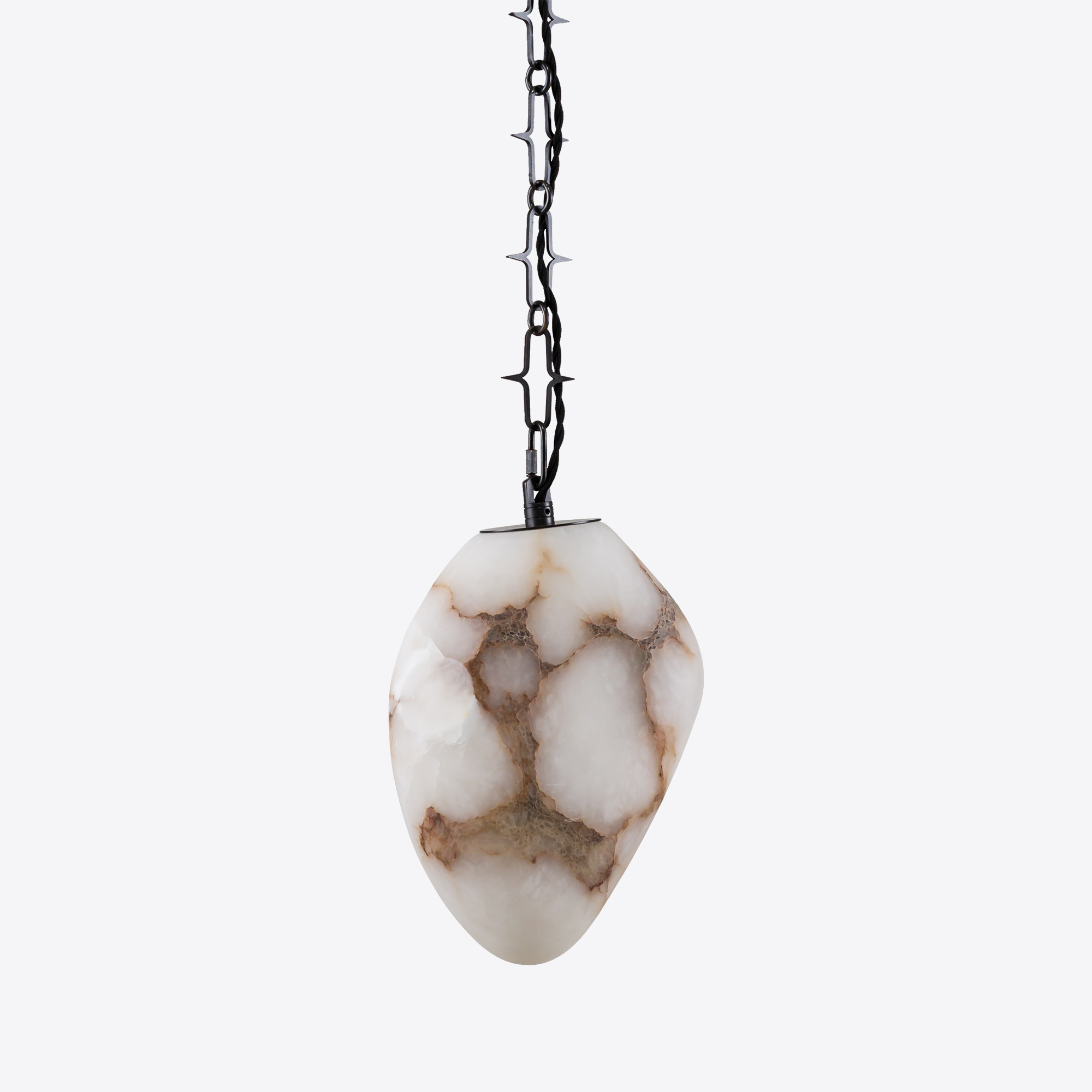 Drake Single Alabaster Pendant
