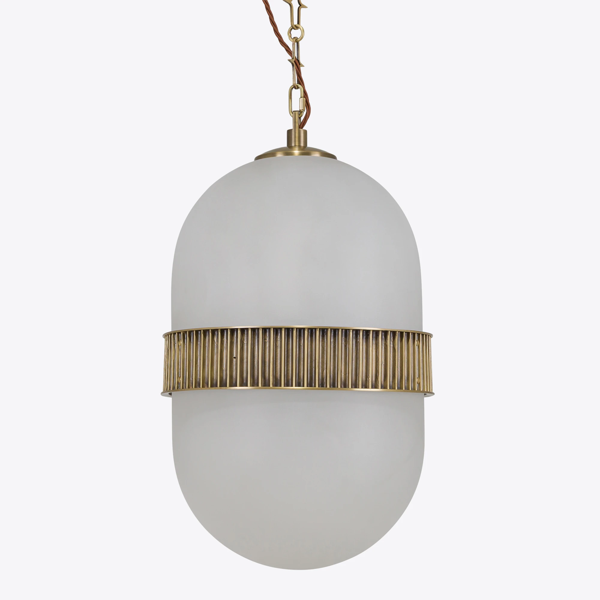 Large Amsterdam Glass Pendant  - 2 Finishes