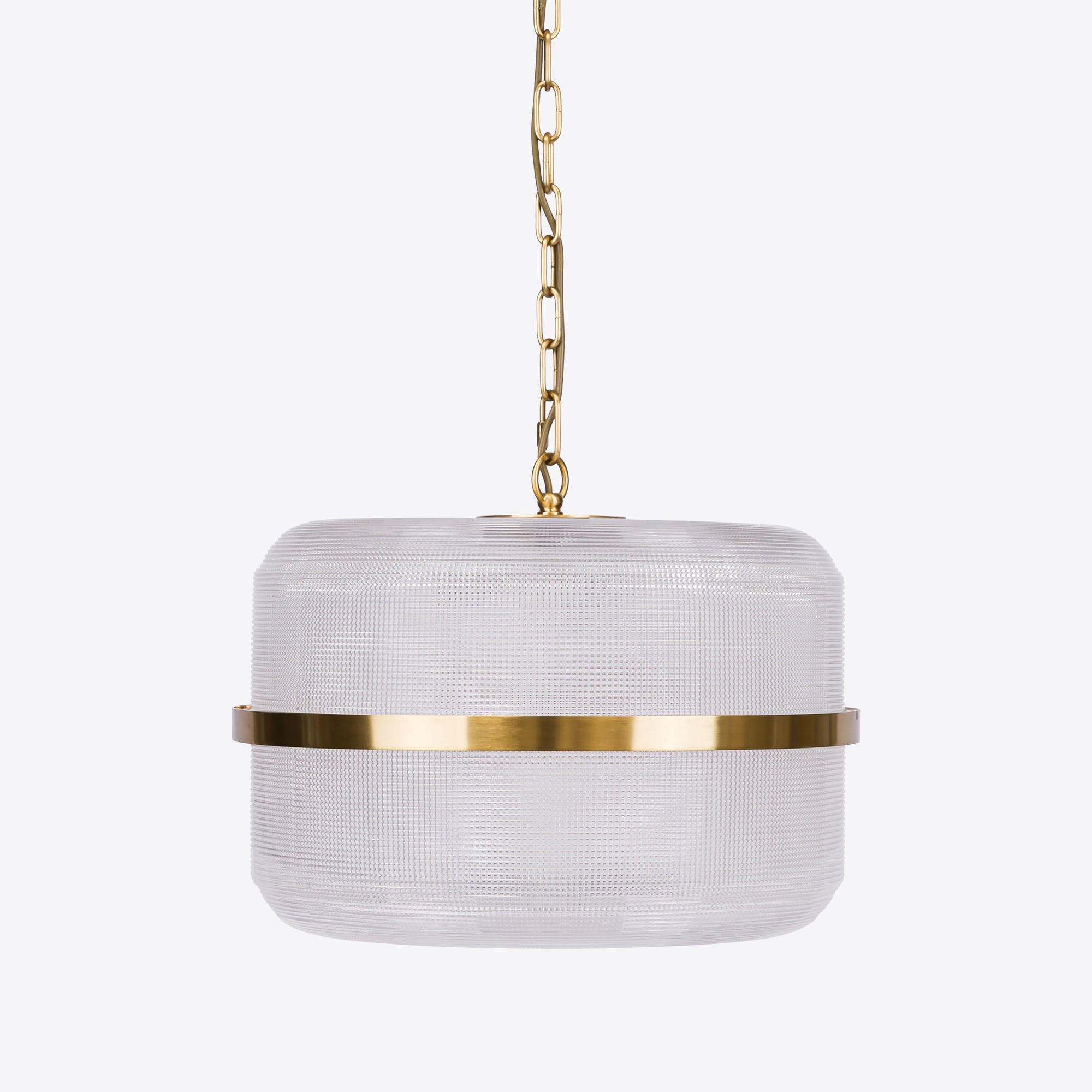 Soho Holophane Pendant - Brass