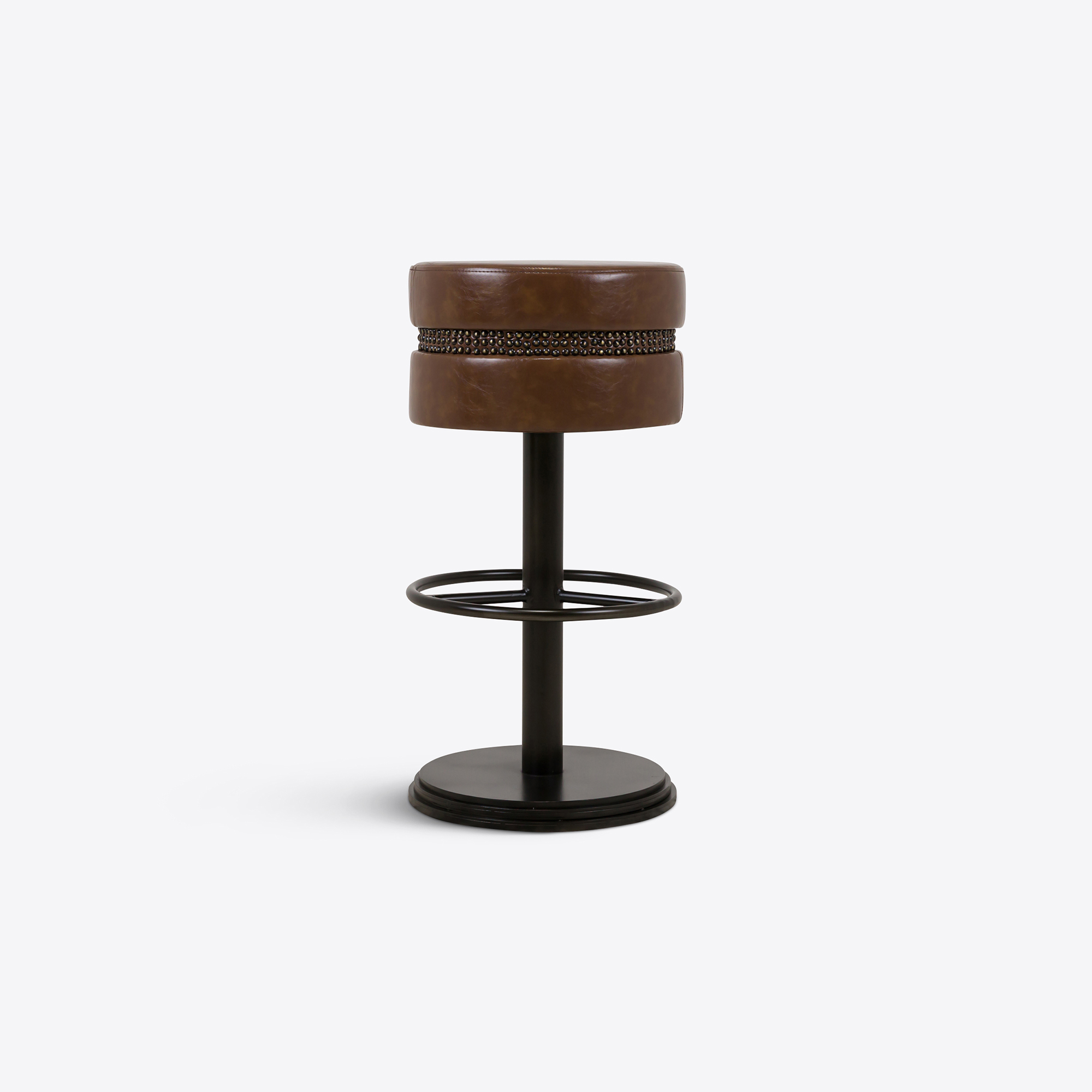 Brixton Leather Bar Stool