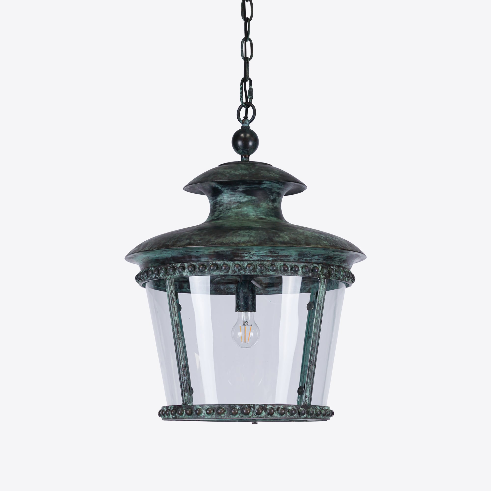 Stirling Verdigris Bronze Lantern
