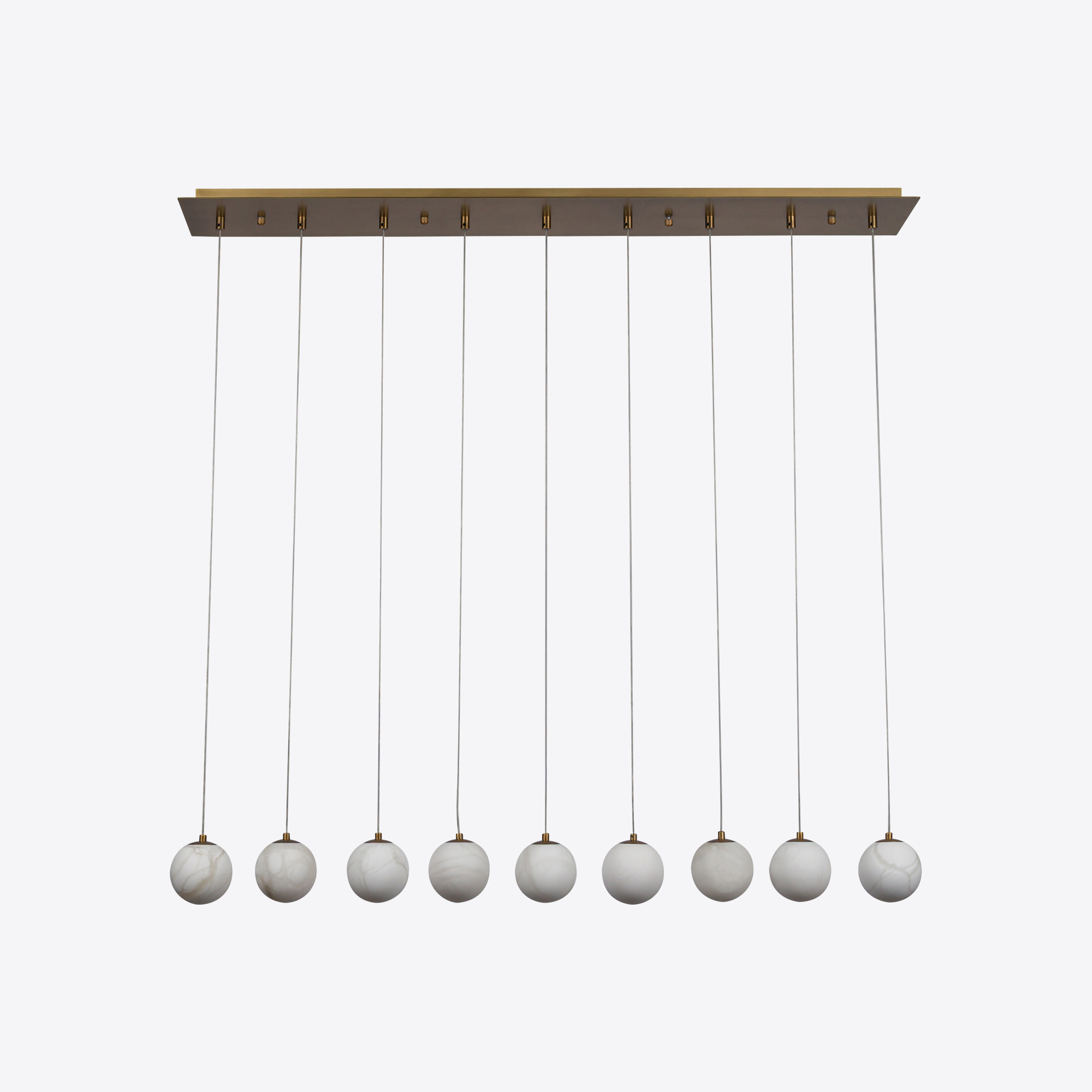 Sofia Linear Alabaster Pendant Chandelier